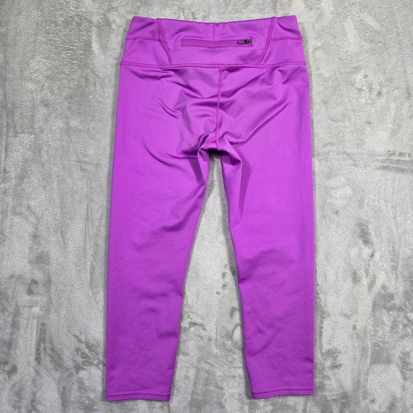 Athleta Sonar Capri Leggins Purple Workout Fitness Athleisure Pants Womens XS‎ - Picture 7 of 7